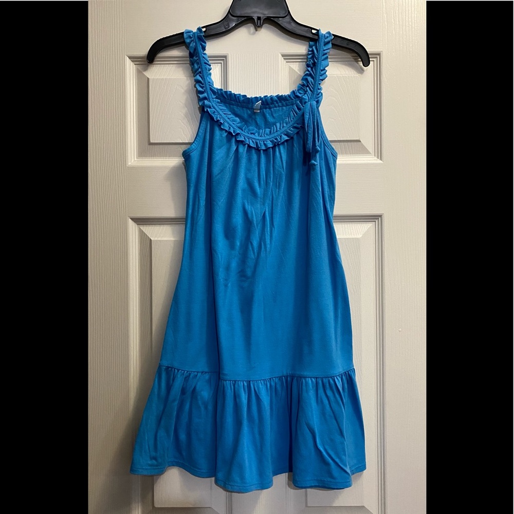 Vintage Y2K Blue Heaven Sleeveless Dress Sz S